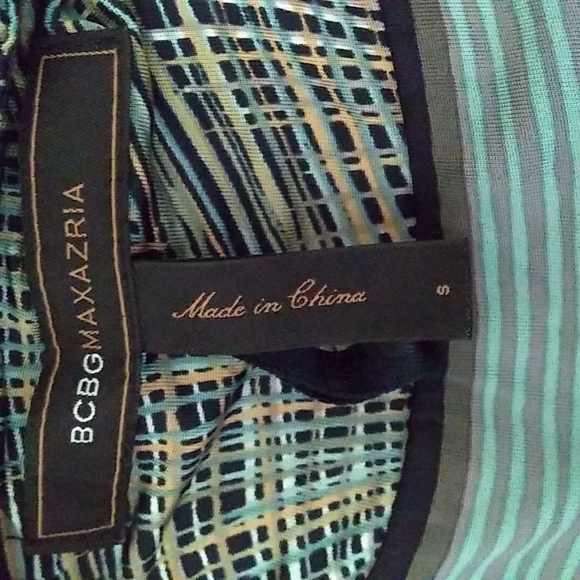 NWOT BCBGMaxazria Allover Print Halter Dress - Picture 9 of 12